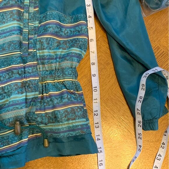 Vintage 100% silk Stunt Sport Track suit dead stock 90s woman’s medium - Picture 13 of 16